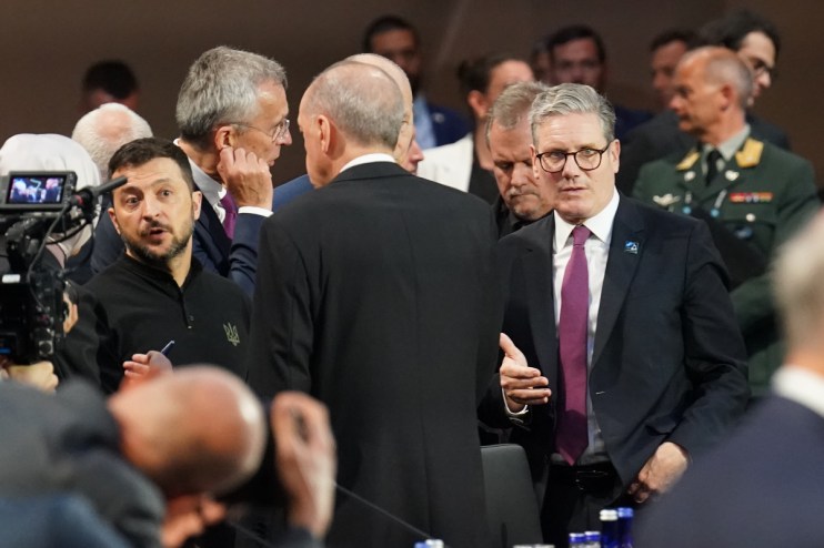 The UK remains committed to Ukraine &ldquo;being on an irreversible path to NATO&rdquo;, Sir Keir Starmer has told Volodymyr Zelenskyy. Photo: PA
