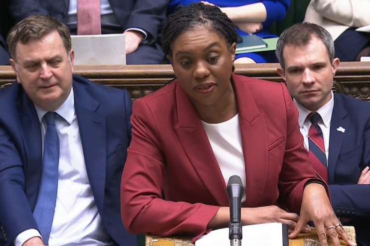 Businesses are &ldquo;abandoning the North Sea&rdquo; because of Sir Keir Starmer&rsquo;s decisions, Kemi Badenoch has claimed at PMQs, as he she criticised the &ldquo;signal he is sending to investors&rdquo;. Photo: PA