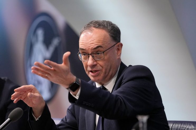 The Bank of England's Andrew Bailey will be closely monitoring movements in long-dated bonds