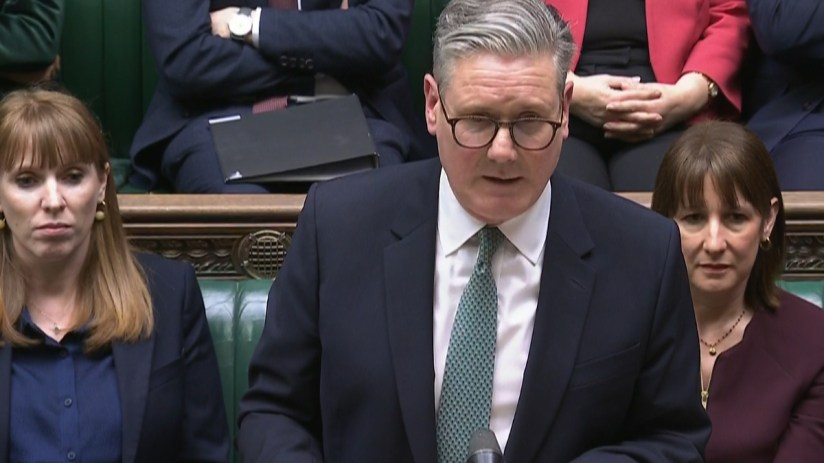 Sir Keir Starmer has confirmed the UK would spend 2.5 per cent of GDP on defence by 2027. Photo: PA