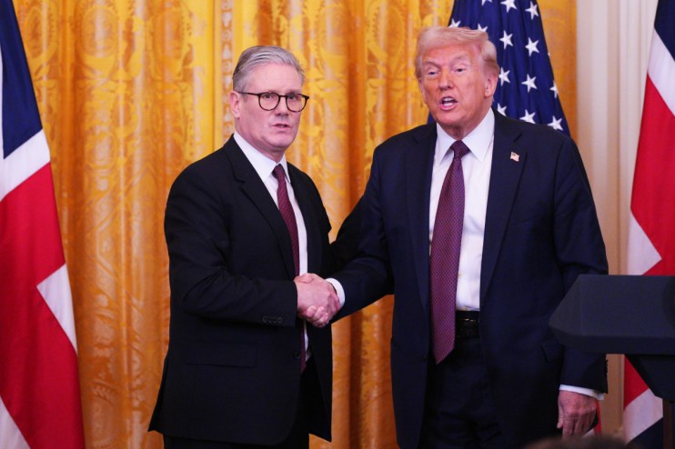 The UK could be set to dodge US tariffs with work set to begin on a new US-UK trade deal, it emerged during Sir Keir Starmer&rsquo;s visit to US President Donald Trump. Photo: PA