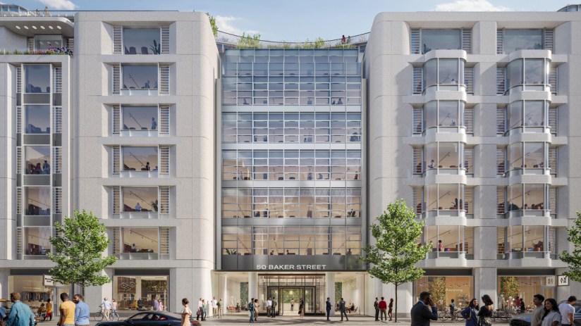 50 Baker Street. Credit: Derwent London
