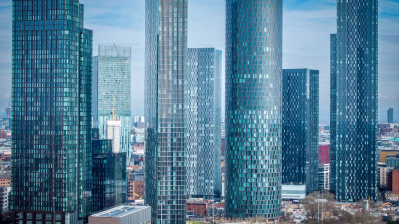 Despite the number of new construction projects falling in Manchester, the city is still leading the way compared to Leeds, Birmingham and Belfast. (Photo by Christopher Furlong/Getty Images)