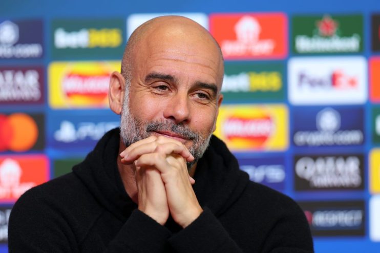 Manchester City Training And Press Conference - UEFA Champions League 2024/25 League Knockout Play-off First Leg