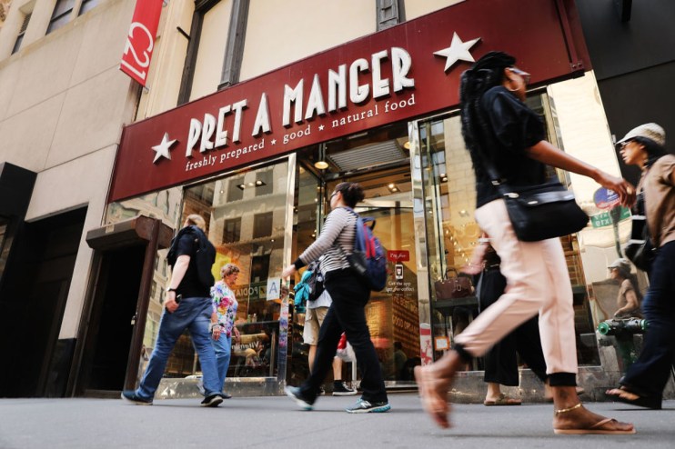 Pret A Manger has been hit with a winding up petition. (Photo by Spencer Platt/Getty Images)