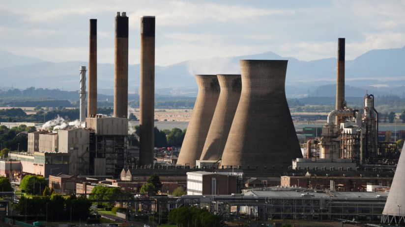 Plans for new green projects at the Grangemouth oil refinery site in Scotland could reportedly cost up to &pound;13bn. Photo: PA