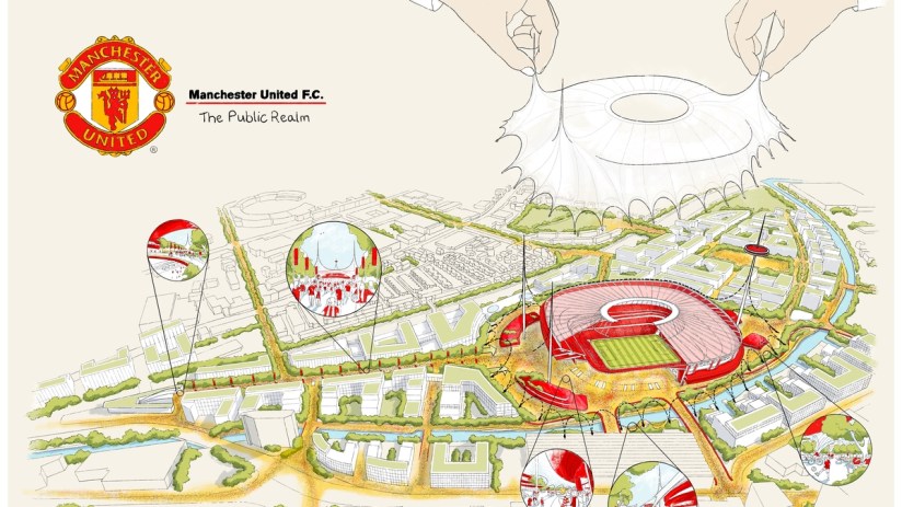 Manchester United plan to build a new &pound;2bn stadium