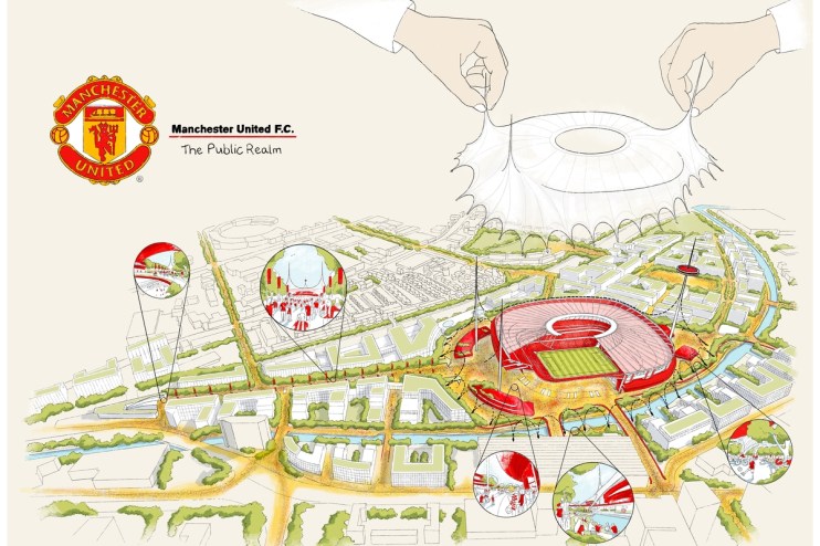 Manchester United plan to build a new &pound;2bn stadium