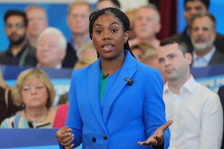 The Conservatives are facing an &ldquo;extremely difficult&rdquo; challenge in May&rsquo;s local elections, Kemi Badenoch warned as she launched the party&rsquo;s campaign to win town halls. Photo: PA
