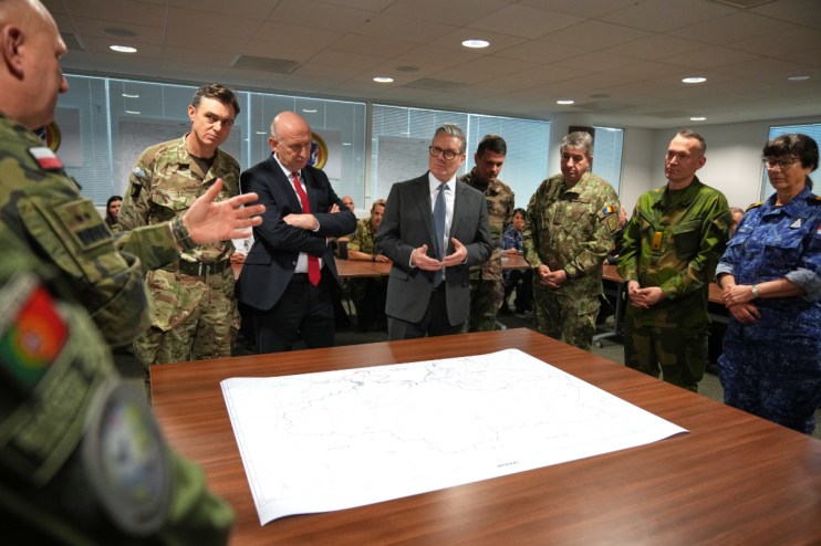 Talks on the Ukraine peacekeeping force are reaching the stage of a &ldquo;military plan&rdquo; aimed at &ldquo;keeping the skies safe&rdquo;, Sir Keir Starmer has said. Photo: PA