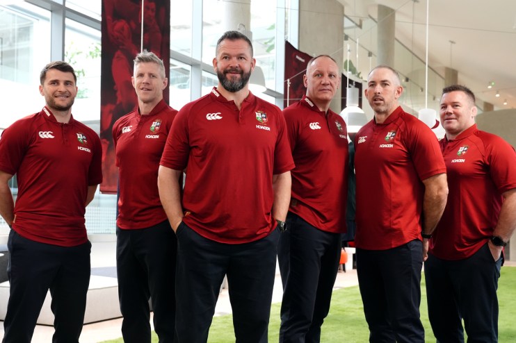 Andy Farrell named his British and Irish Lions coaching team today