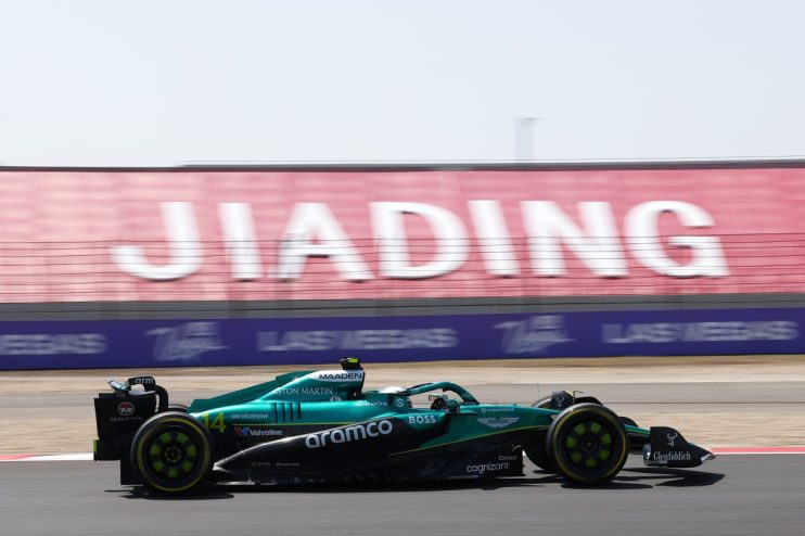 Aston Martin&rsquo;s Formula 1 team this weekend honoured former paddock legend Eddie Jordan with his name on their racing car. (Photo by Andy Hone/LAT Images)