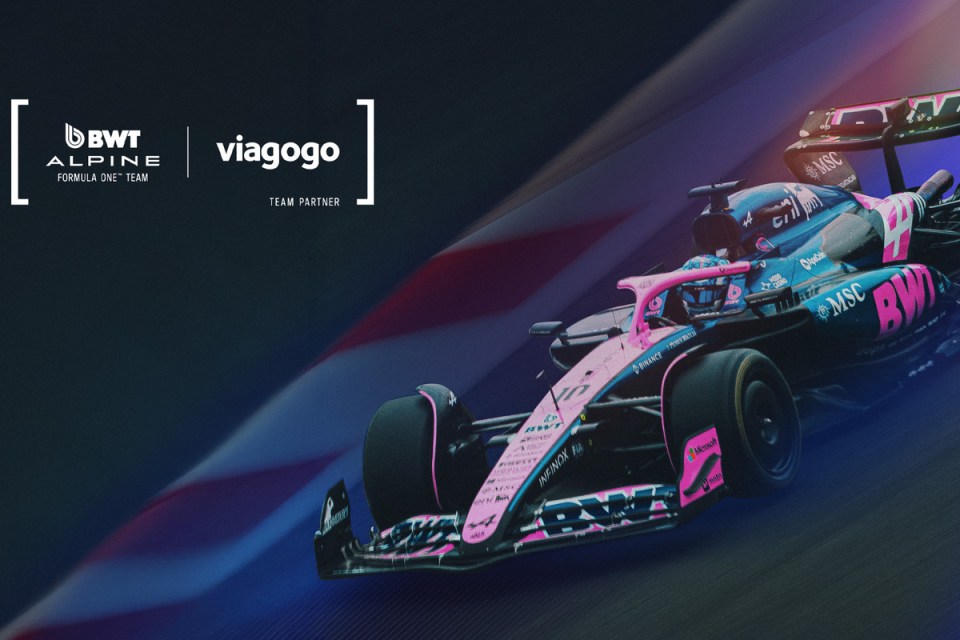 Viagogo has partnered with the Alpine F1 team