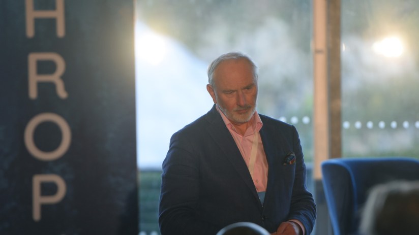 John O'Brien talking at a previous Anthropy (image courtesy of Anthropy)