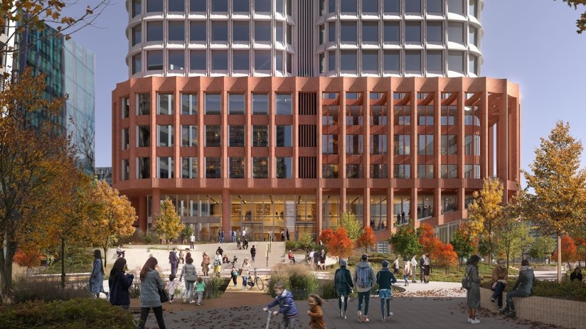 The revised plans for Euston Tower will deliver a "unique new workspace for the West End"