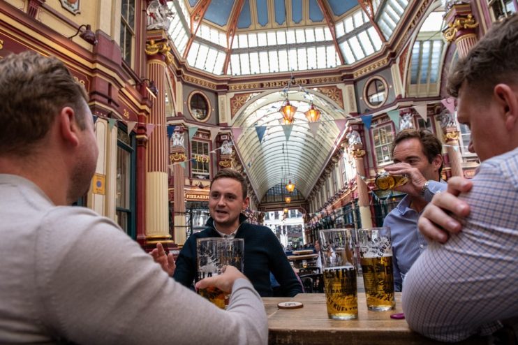Pub in Leadenhall Market, London
