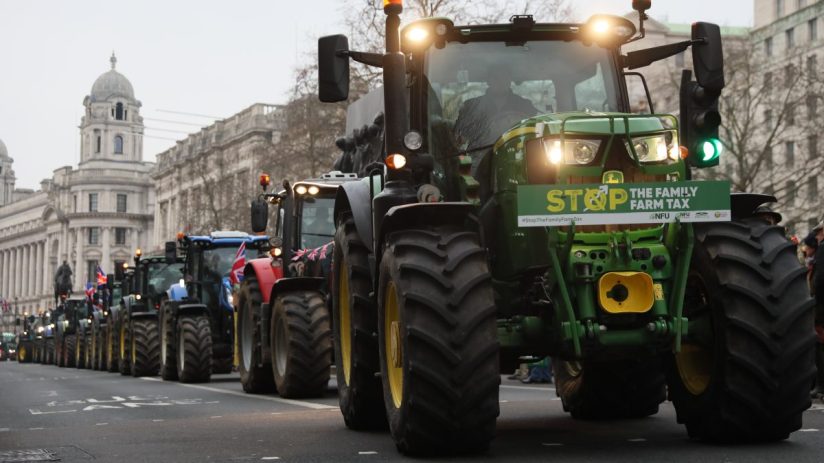 The Inheritance tax change to farms - dubbed the 'farm tax' - sparked protests across the country