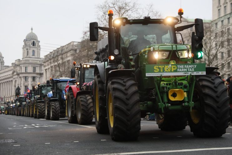 The Inheritance tax change to farms - dubbed the 'farm tax' - sparked protests across the country