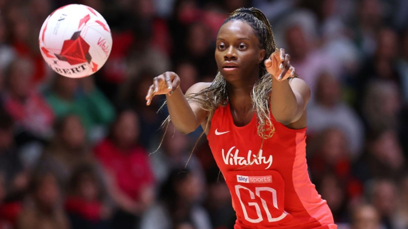 Vitality is a major sponsor of the England netball team. (Photo by Charlie Crowhurst/Getty Images for England Netball)