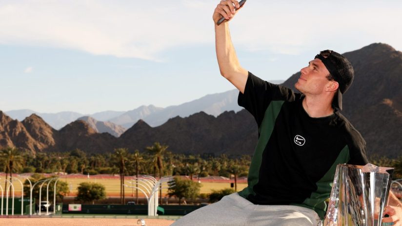 Jack Draper has climbed to seventh in the world rankings by winning at Indian Wells