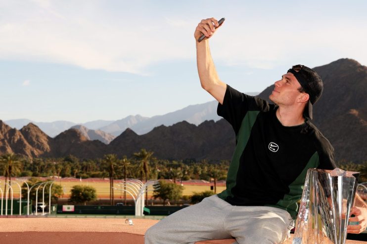 Jack Draper has climbed to seventh in the world rankings by winning at Indian Wells