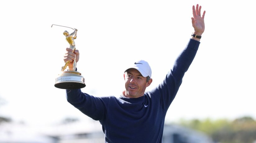 Rory McIlroy took his PGA Tour prize money to $100m with victory at the Players Championship