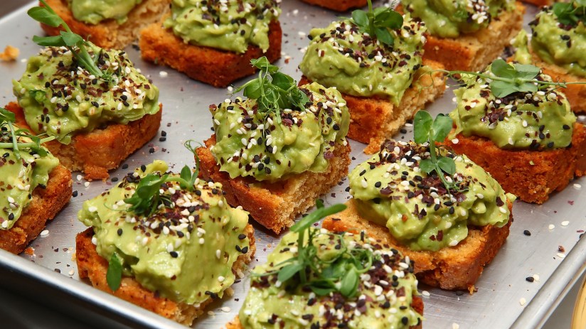 NEW YORK, NY - APRIL 19: Avocado toast is served during CBD For Life future of healing event held at the Alchemists Kitchen on April 19, 2017 in New York City. (Photo by Astrid Stawiarz/Getty Images for CBD For Life)