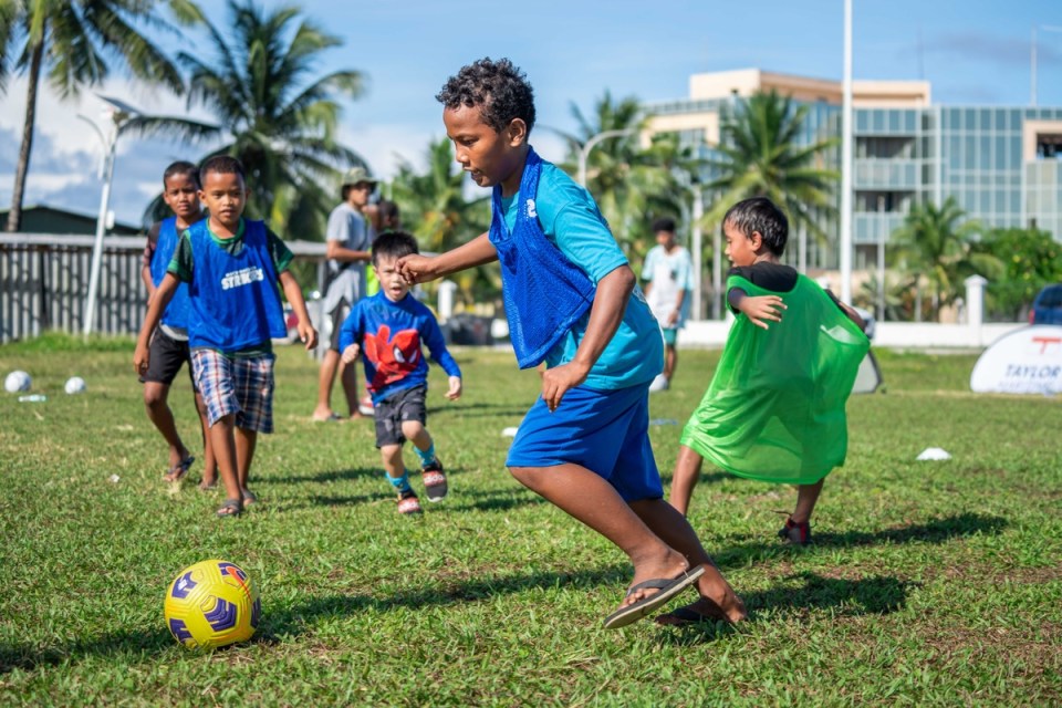 Most adults in the Marshall Islands don't play football