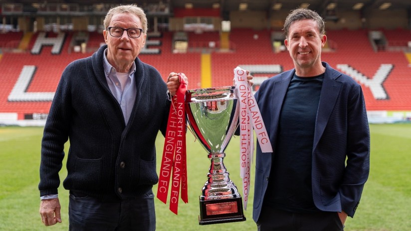Harry Redknapp and Robbie Fowler will be managers for the North v South match