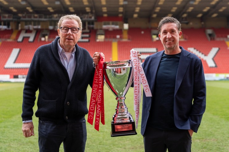 Harry Redknapp and Robbie Fowler will be managers for the North v South match