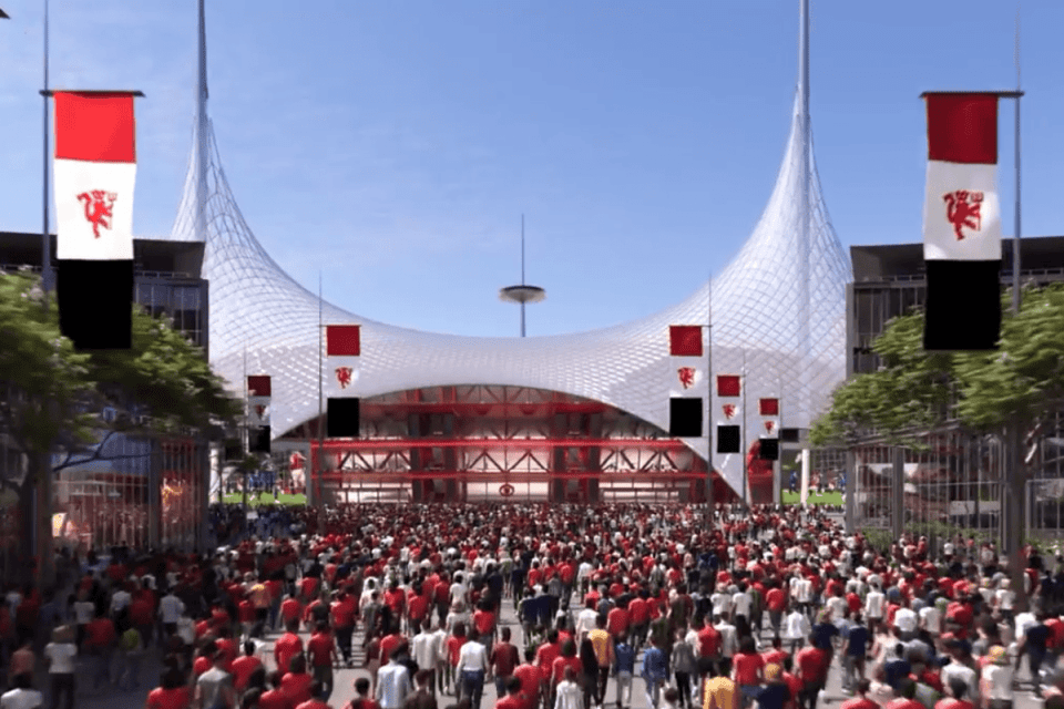 Manchester United's stadium plan is part of a wider regeneration project