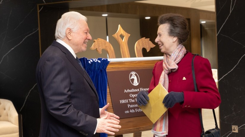 Princess Anne opened Arbuthnot's landmark new office in February 2025.