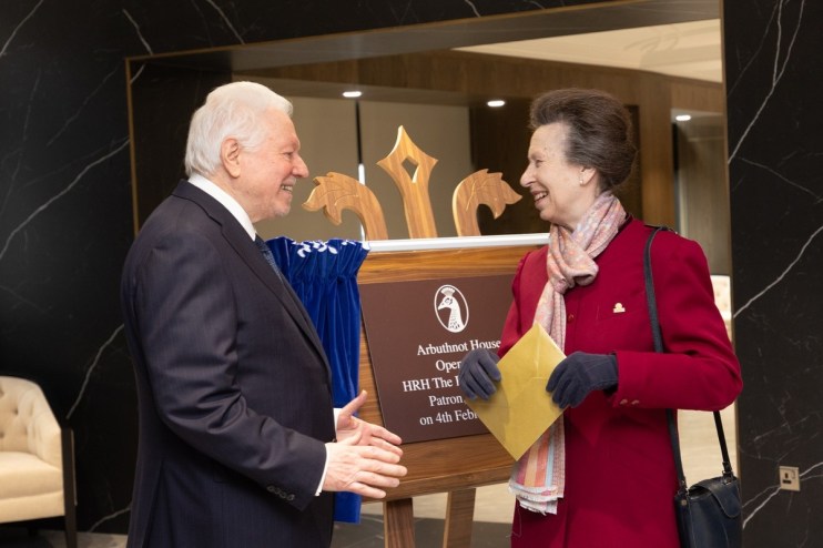 Princess Anne opened Arbuthnot's landmark new office in February 2025.