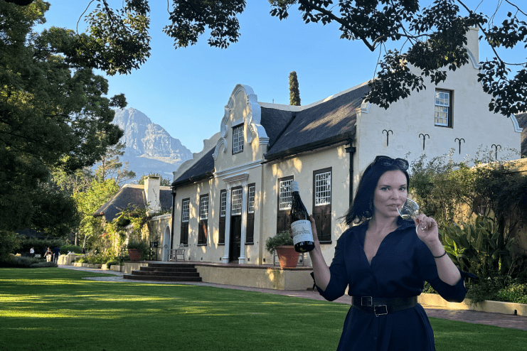 Our Naked Wines columnist Libby Brodie in South Africa