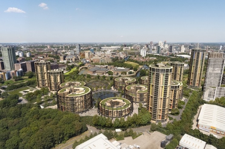 The proposed Bromley-by-Bow gasworks scheme. Credit: St William