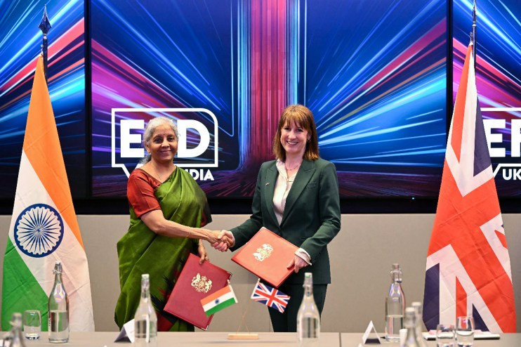 Chancellor Rachel Reeves and Indian finance minister Nirmala Sitharaman met on Wednesday and agreed &pound;128m worth of new export deals and investments with India. Photo: PA