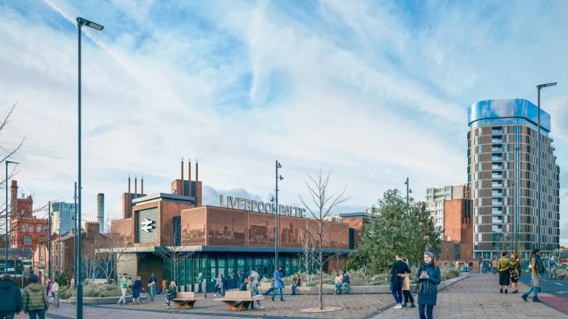 How the new train station could look.