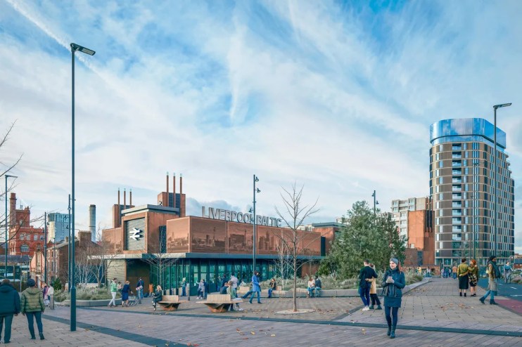 How the new train station could look.