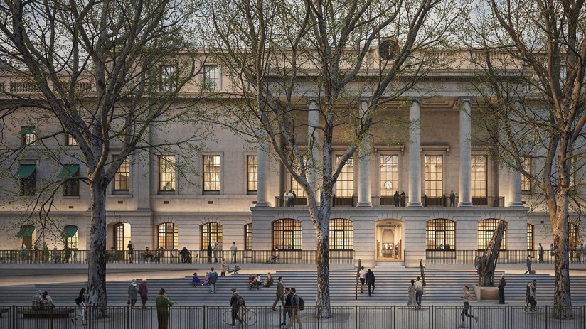 The plans would turn Custom House into a hotel and spa. Credit: Orms and Secchi Smith