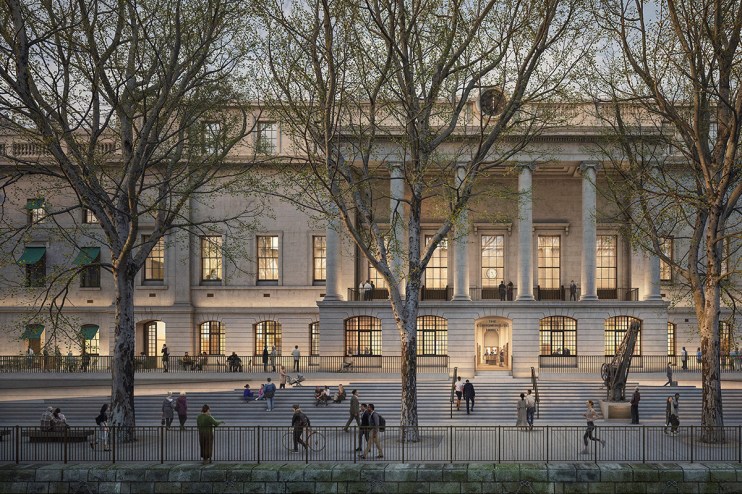 The plans would turn Custom House into a hotel and spa. Credit: Orms and Secchi Smith