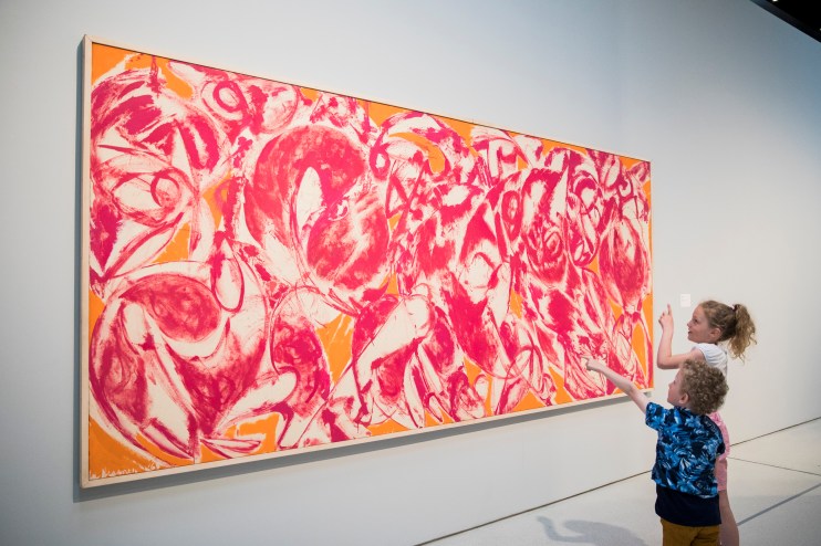 LONDON, ENGLAND - MAY 29: Lee Krasner: Living Colour exhibition at Barbican Art Gallery on May 29, 2019 in London, England. The exhibition is on view 30 May - 1 September 2019. (Photo by Tristan Fewings/Getty Images for Barbican Art Gallery)