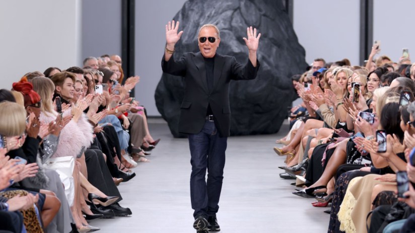 Designer Michael Kors walks the runway finale during Michael Kors Collection Spring/Summer 2025 Runway Show at The Shed on September 10, 2024 in New York City. (Photo by JP Yim/Getty Images for Michael Kors)