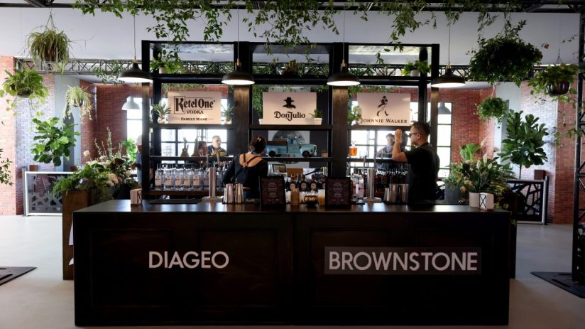 A view of Diageo and Brownstone during the Food Network New York City Wine & Food Festival (Photo by Rob Kim/Getty Images for NYCWFF)