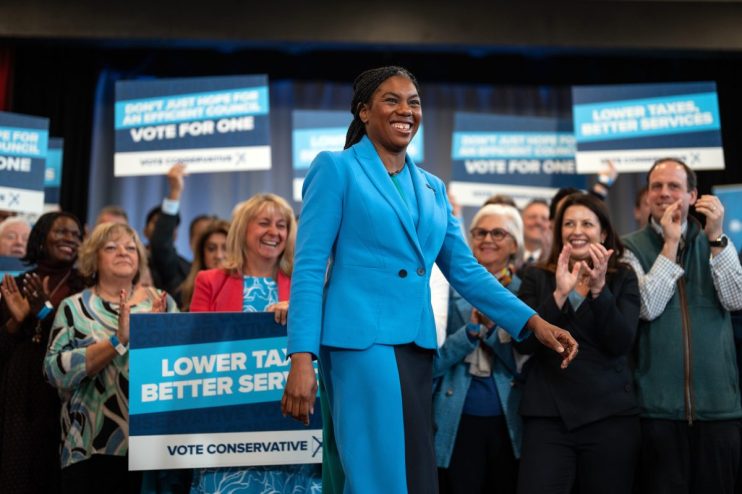 Kemi Badenoch has vowed to scrap legally-binding net zero targets. (Photo by Carl Court/Getty Images)