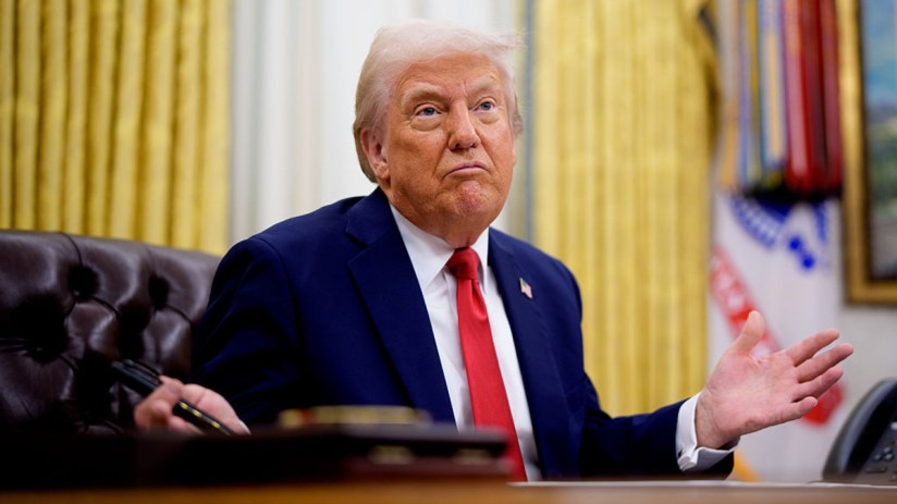 Asos and Boohoo are to stick to their plans despite Donald Trump's tariffs. (Photo by Andrew Harnik/Getty Images)