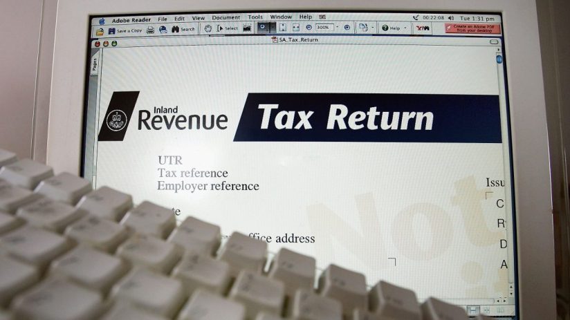 GLASGOW, UNITED KINGDOM - MARCH 15: A UK Inland Revenue online self assessment Tax Return, March 14, 2005 in Glasgow Scotland. (Photo illustration by Christopher Furlong/Getty Images)