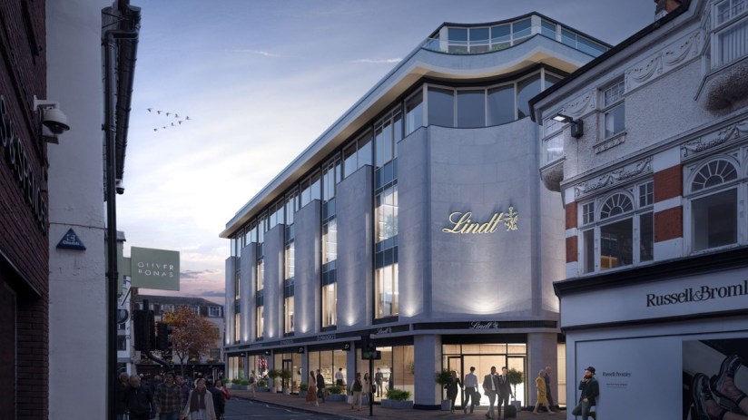 The UK headquarters of Lindt has been put up for sale.