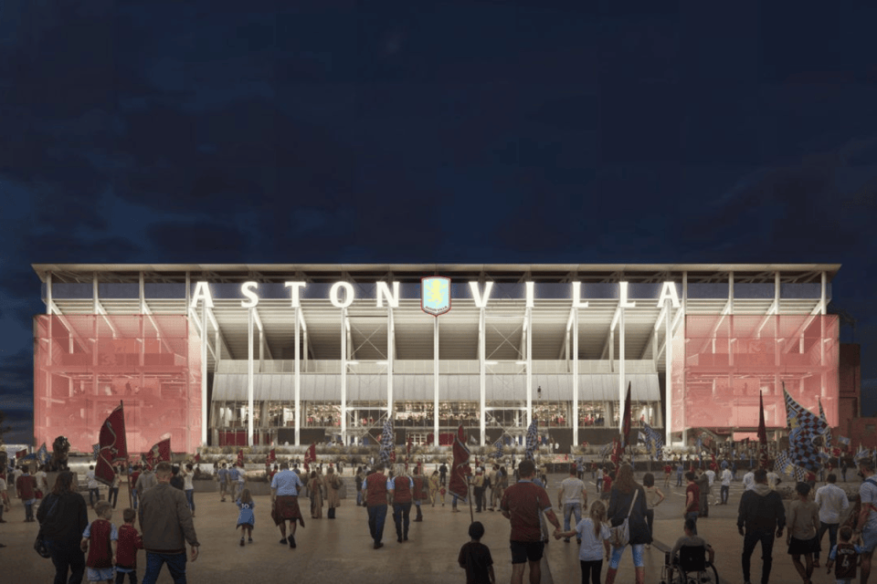 Villa Park's North Stand is set to more than double in capacity