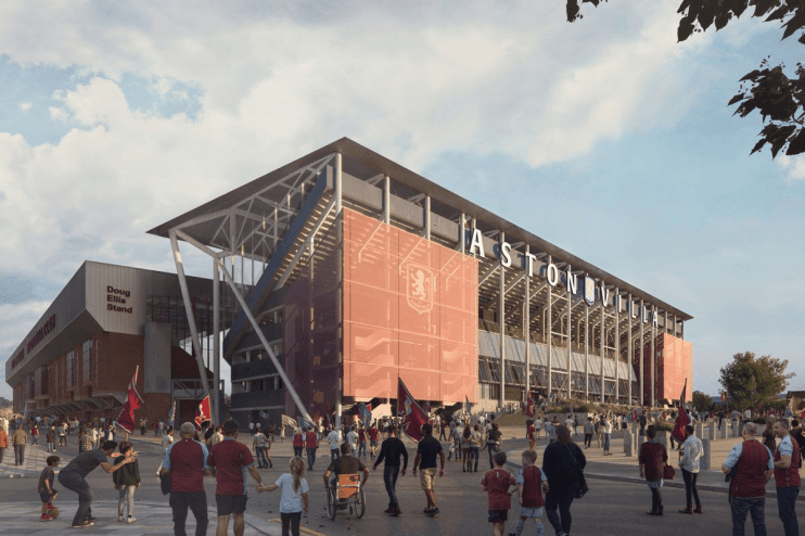 Aston Villa plan to expand the capacity of Villa Park to more than 50,000