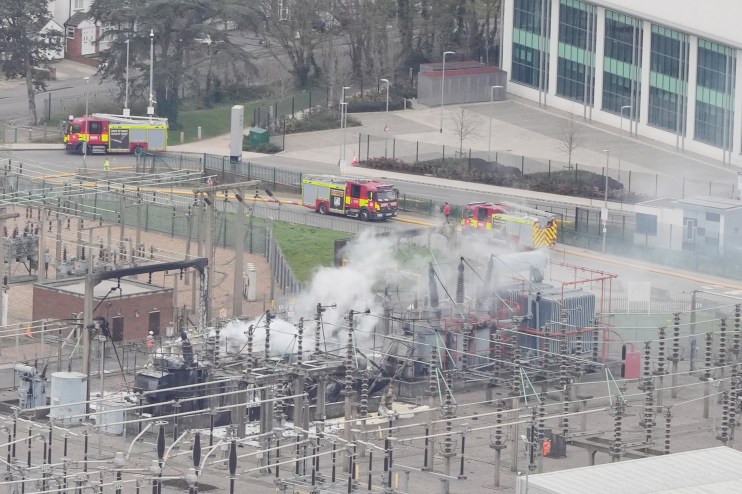 A fire at an electrical substation at Heathrow grounded all flights